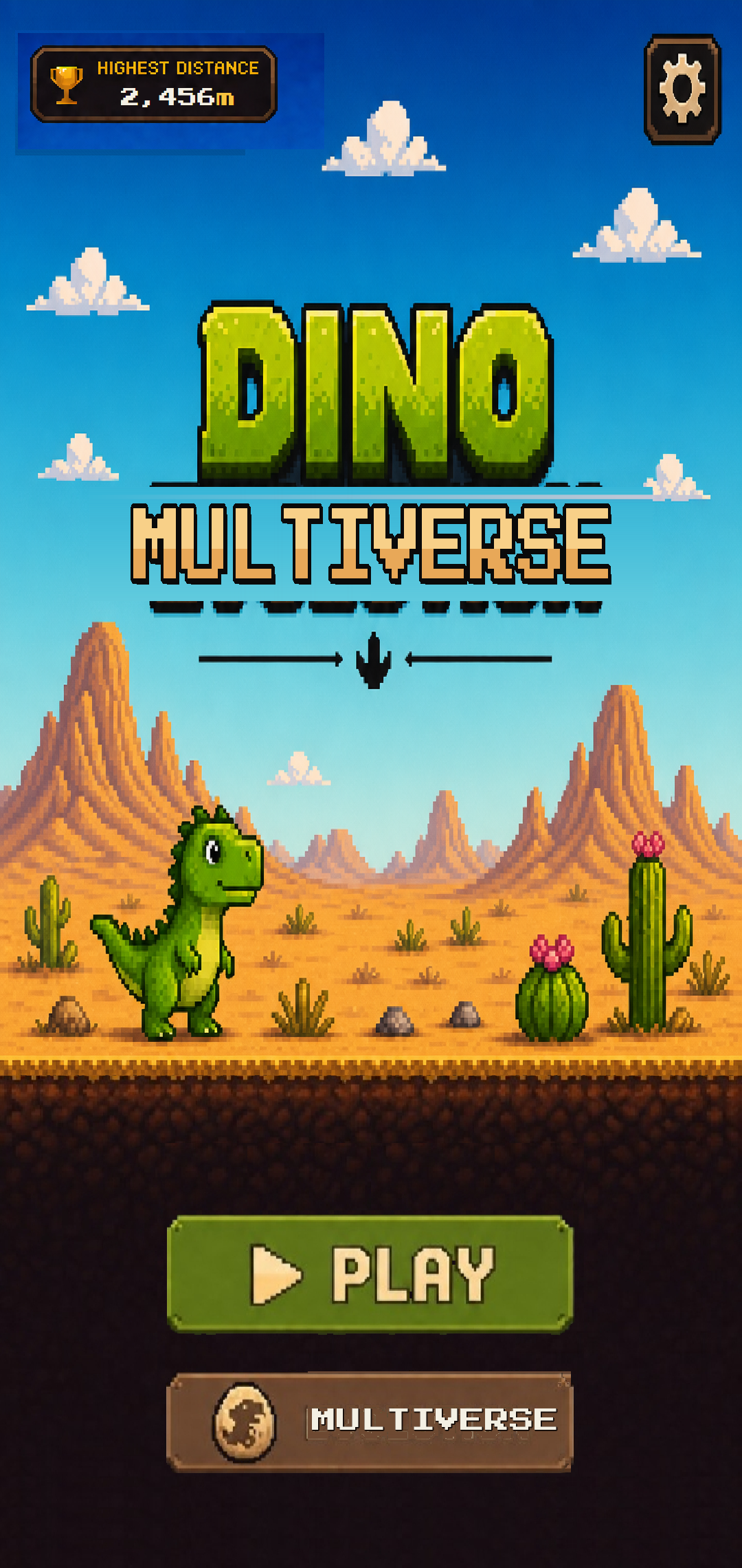 Dino Multiverse main menu